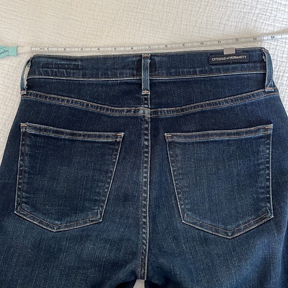 Citizens of Humanity Jeans Womens Size 26 Blue Rocket Crop High Rise Skinny NWOT - Picture 9 of 11
